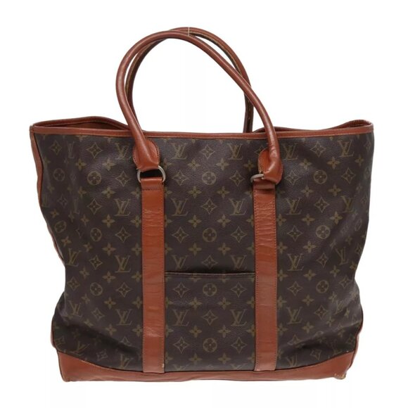 LOUIS VUITTON Monogram Sac Weekend GM Tote Bag M42420 LV Auth - Picture 6 of 15